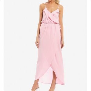 NWT Gianni Bini Light Pink Ruffle Dress - Large
